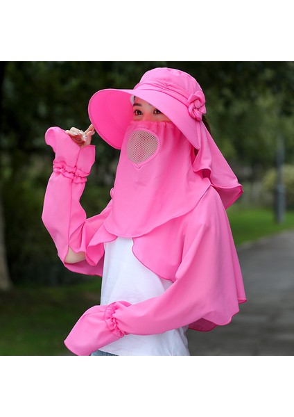 Büyük Kenarlı Güneş Şapkası Serin Şapka Uv Koruması Bisiklet Güneşlik Şapka (Yurt Dışından)