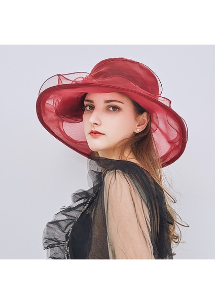 Büyük Kenar Güneşlik Şapka Bayanlar Çiçek Plaj Uv Güneş Şapkası (Yurt Dışından) modelleri