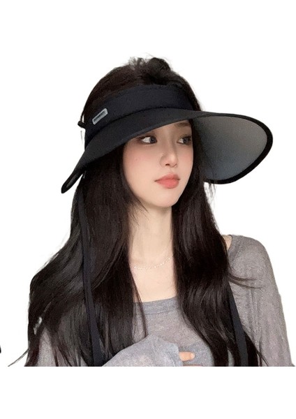 Boş Üst Güneşlik Uv Uv Koruma Plaj Şapkası (Yurt Dışından)