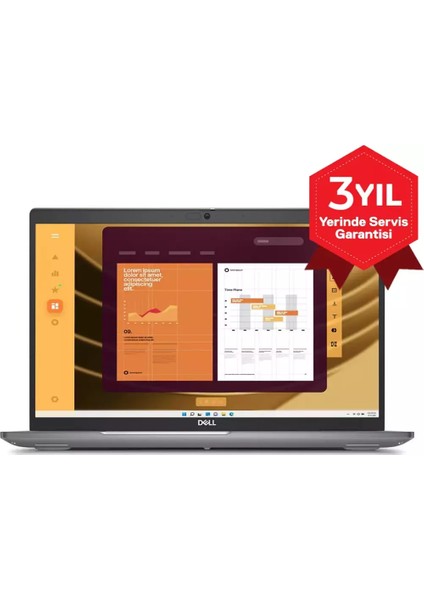 Latitude 5550 N007L555015EMEA-VP-UBU Ultra 5 125U 16 GB 512 GB SSD Intel Graphics 15.6" Full Hd Freedos Dizüstü Bilgisayar