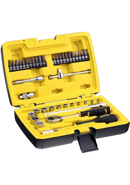 Fatmax 6 Köşe 1/4" Lokma/bits Uçlu Anahtar Takımı 42 Parça