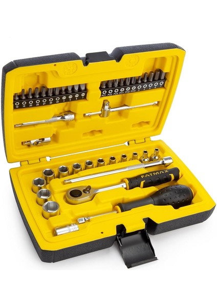 Fatmax 6 Köşe 1/4" Lokma/bits Uçlu Anahtar Takımı 42 Parça