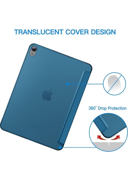 Apple iPad Air 11INÇ 2024 Air 4/5/6.nesil 10.9" Kılıf Pu Deri Smart Standlı Case modelleri