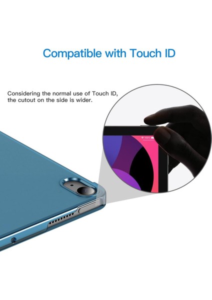 Apple iPad Air 11INÇ 2024 Air 4/5/6.nesil 10.9" Kılıf Pu Deri Smart Standlı Case