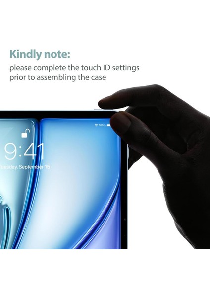 Apple iPad Air 11INÇ 2024 Air 4/5/6.nesil 10.9" Kılıf Pu Deri Smart Standlı Case