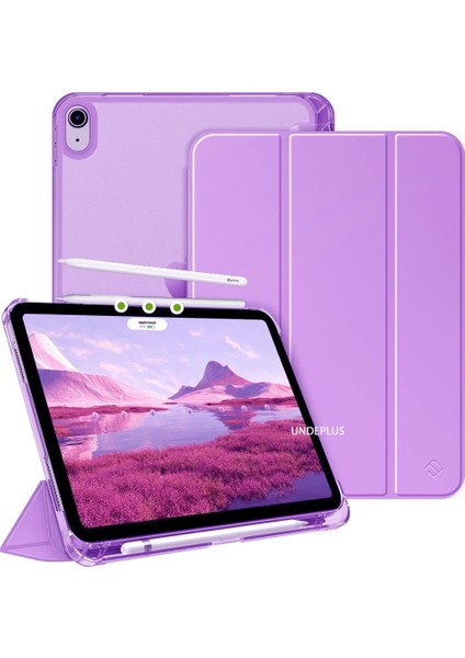 Apple iPad Air 11inç 2024 Air 4/5/6.Nesil 10.9" Uyumlu Kalem Bölmeli PC Flip Cover Case (10.NESİL DEĞİLDİR)