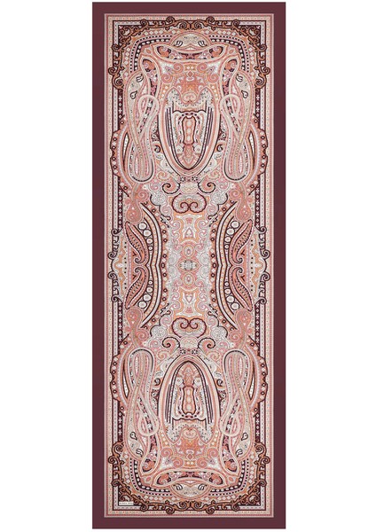 Mürdüm Marakeş Desen Sura Ipek Şal modelleri