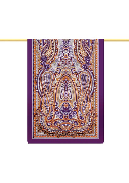 Mor Marakeş Desen Sura Ipek Şal fiyatları