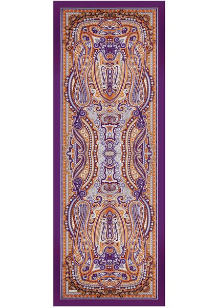 Mor Marakeş Desen Sura Ipek Şal modelleri