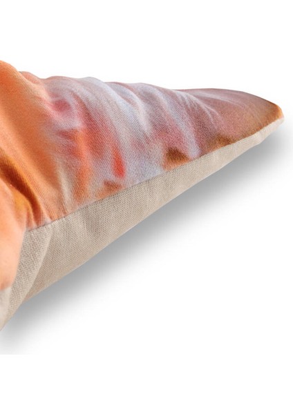 Turuncu Kedi Desen Dekoratif Yastık