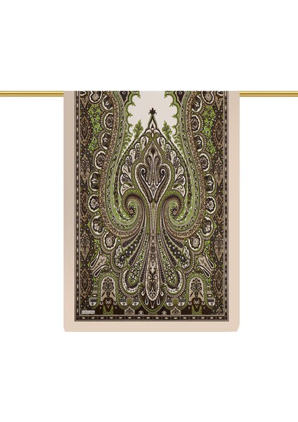 Yeşil Nil Desen Sura Ipek Şal fiyatları