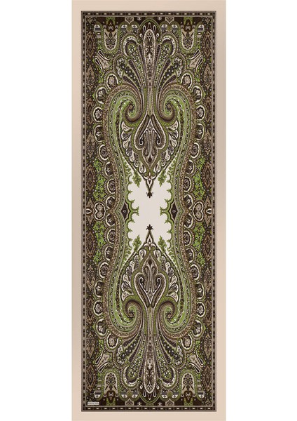 Yeşil Nil Desen Sura Ipek Şal modelleri