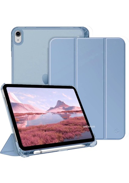 Apple iPad 11.Nesil A16 11inç/10.Nesil 10.9inç Kılıf Flip Cover Kalem Bölmeli PC Case