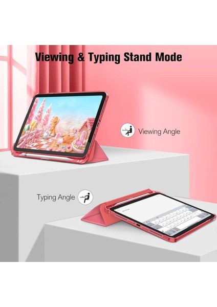 Apple iPad 11.Nesil A16 11inç/10.Nesil 10.9inç Kılıf Flip Cover Kalem Bölmeli PC Case fırsatları
