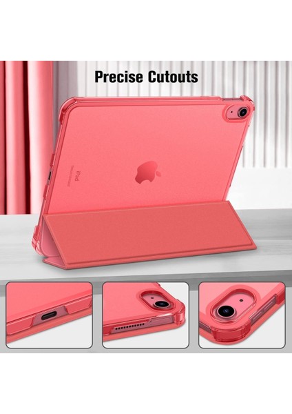 Apple iPad 11.Nesil A16 11inç/10.Nesil 10.9inç Kılıf Flip Cover Kalem Bölmeli PC Case