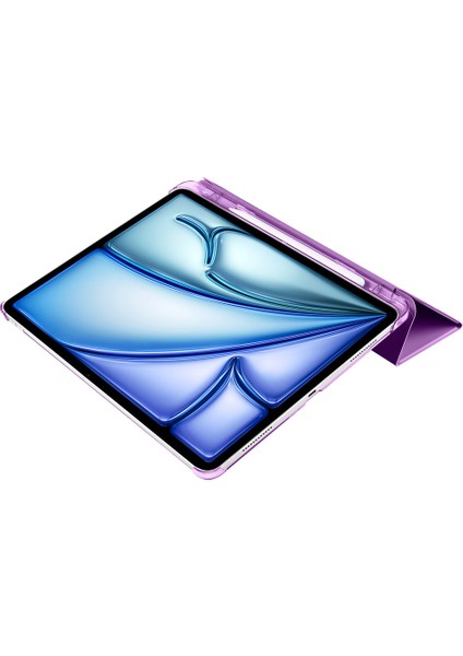 Apple iPad Air 5. Nesil 10.9 Kılıf Flip Cover Kalem Bölmeli Pc Case-10.nesil DEĞİL-A2588 A2589 A2591