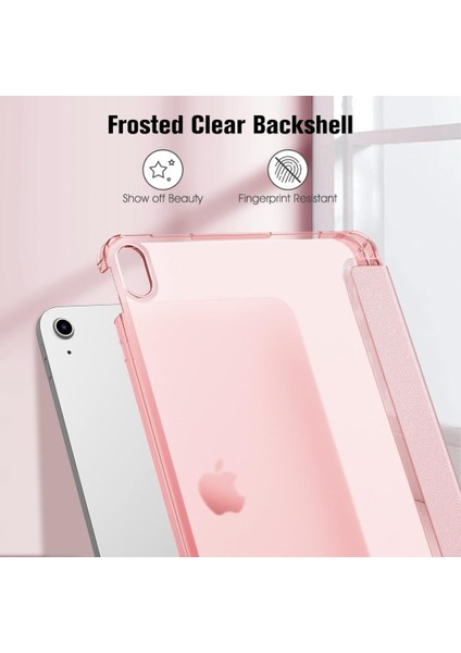 Apple iPad 11.Nesil A16 11inç/10.Nesil 10.9inç Kılıf Flip Cover Kalem Bölmeli PC Case