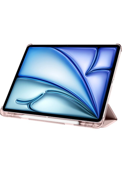Apple iPad Air 5. Nesil 10.9 Kılıf Flip Cover Kalem Bölmeli Pc Case-10.nesil DEĞİL-A2588 A2589 A2591