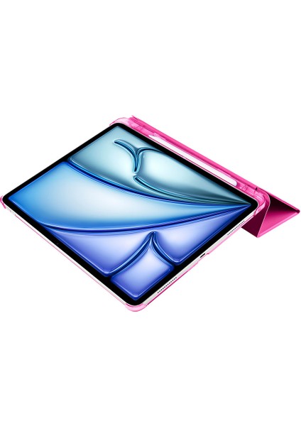 Apple iPad 11.Nesil A16 11inç/10.Nesil 10.9inç Kılıf Flip Cover Kalem Bölmeli PC Case