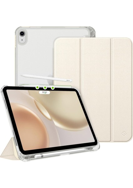 Apple iPad Air 5. Nesil 10.9 Kılıf Flip Cover Kalem Bölmeli Pc Case-10.nesil DEĞİL-A2588 A2589 A2591
