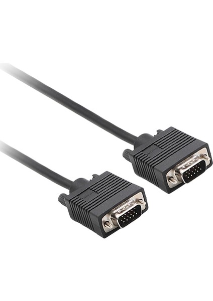 SWV6139H/93 Siyah 3+6 Erkek-Erkek 15 Pin 10 Metre VGA Kablo Pc Bilgisayar Monitör Görüntü Kablosu