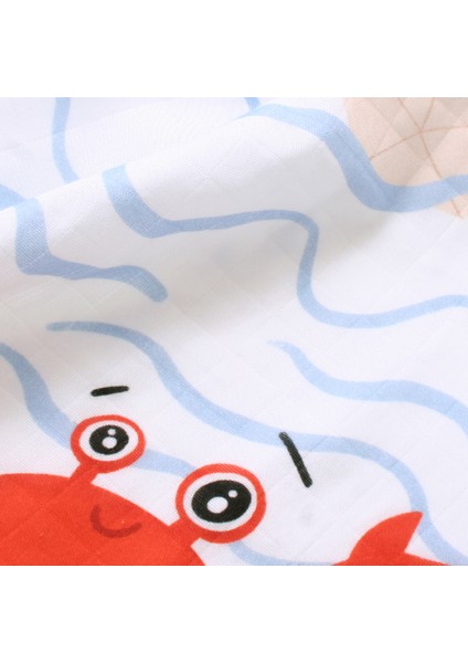 Boubou 100% Pamuk 2'li Müslin Örtü Seti - 90X90 cm fırsatları