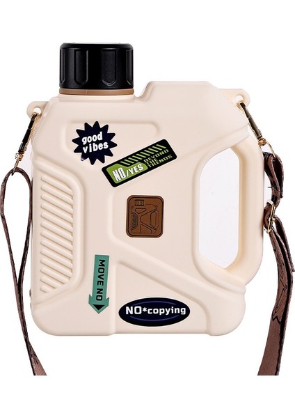 Kişiselleştirilmiş Mecha Ton Ton Kova Yaratıcı Büyük Kapasiteli Spor Plastik Su Şişesi (Yurt Dışından)