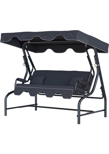 Atlas Salıncak 3 Kişilik Bahçe Salıncağı Balkon Salıncak 200 cm BS06