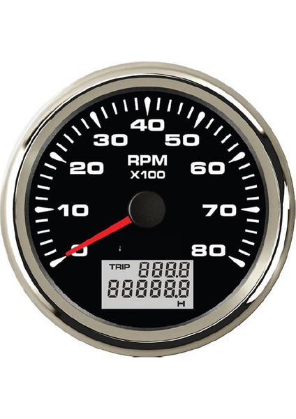 Sealux Devir Göstergesi 8000RPM 12/24V Ø85MM