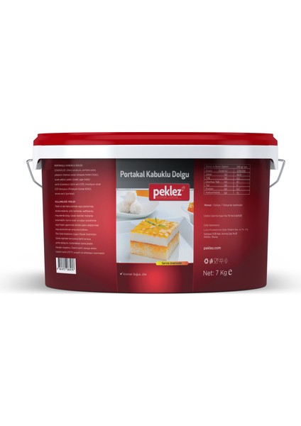 Portakal Kabuklu Dolgu 7 kg fiyatları