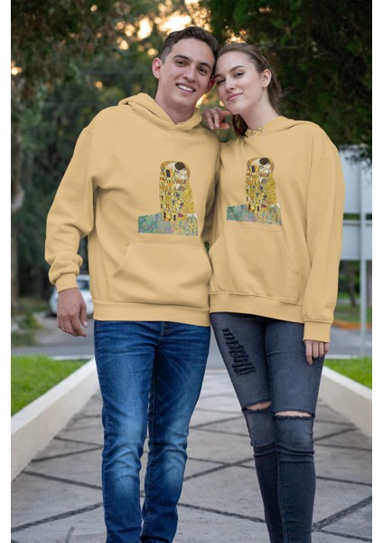 Öpücük Hoodi- Kiss Kapşonlu Sweatshirt