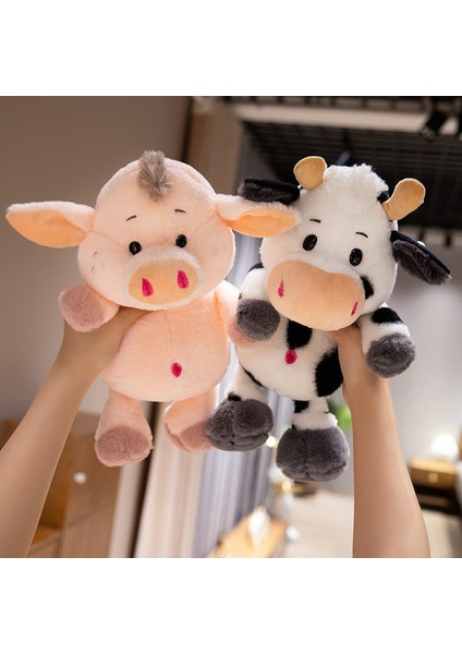 30 cm Çocuklar Küçük Pembe Domuz Bebek Peluş Oyuncak (Yurt Dışından)