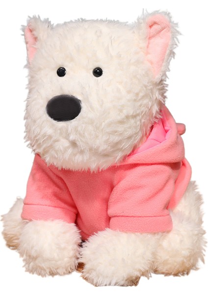 24 cm Hoodie Yayla Simülasyon Köpek Yavrusu Çocuk Peluş Oyuncak (Yurt Dışından)