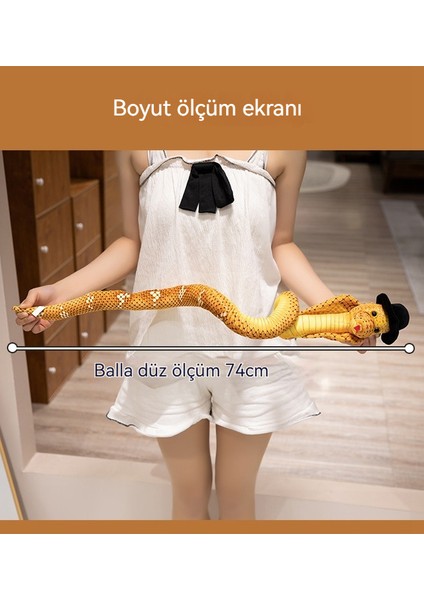 74 cm Simülasyon Yılan Bebek Yılan Peluş Oyuncak (Yurt Dışından)