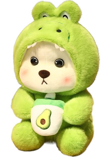 23CM Nana Ayı Tek Boynuzlu Bebek Peluş Oyuncağa Dönüştürüldü (Yurt Dışından)