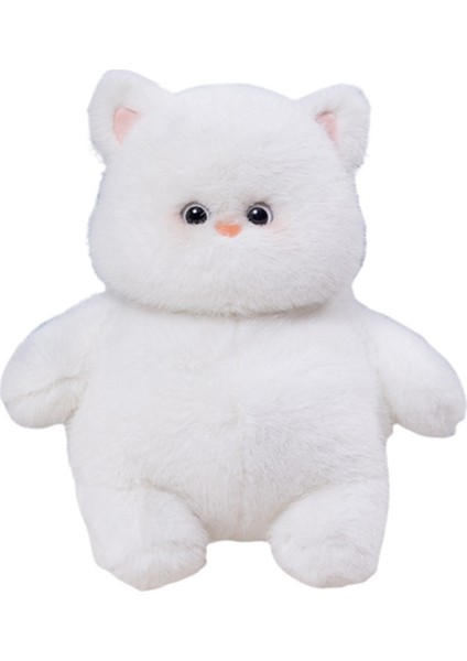 35CM Beyaz Kedi Sevimli Peluş Oyuncak (Yurt Dışından)