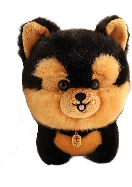 20CM Köpek Husky Simülasyon Hayvan Peluş Oyuncak Bebek (Yurt Dışından)