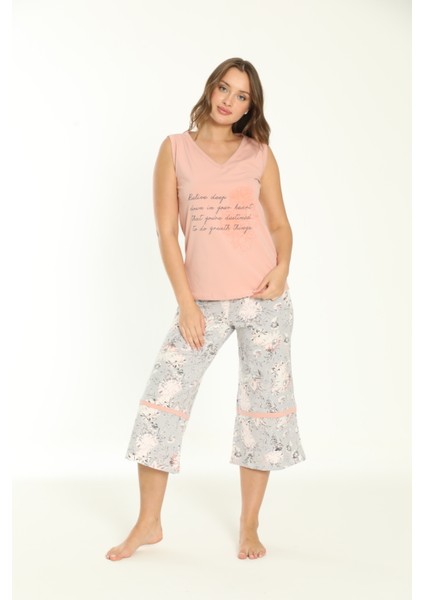 Kapri Kadın Pijama Takımı - Amerikan Pamuk