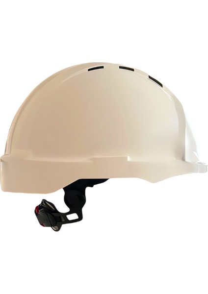 HB100 Standart Baret (Beyaz-5 Adet) – Dayanıklı Başlık + Kulak Tıkacı