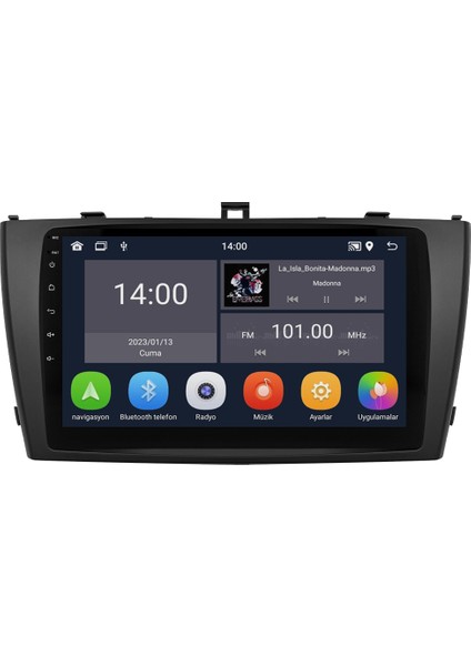 Toyota Avensis (2010-2014) Android 12 Multimedya - 4 GB Ram - 64 GB Hafıza - Carplay CRV-4554XD