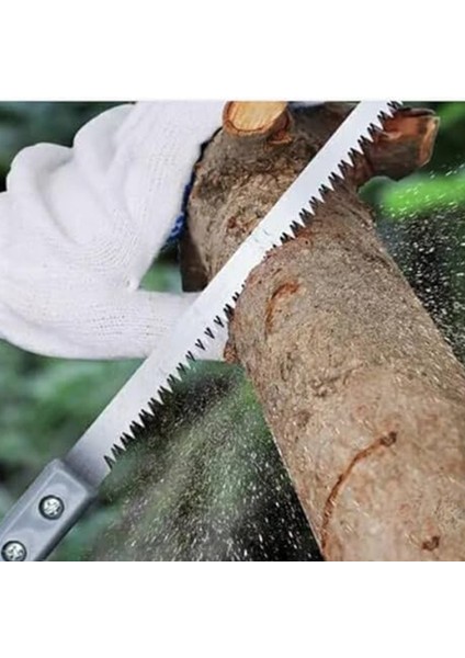Plastik Saplı İnce Pratik Testere 34 cm Ahşap Marangoz Hobi Testeresi 1 Adet