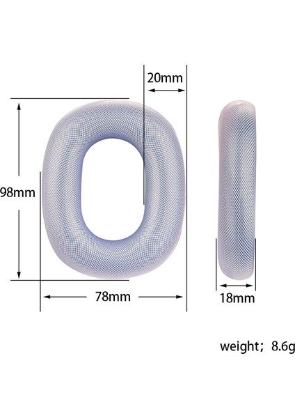 Max Kulaklıklar Için Kulak Kapağı Kapağı Kulak Kapağı Kapağı (Şeffaf) (Yurt Dışından) fırsatları