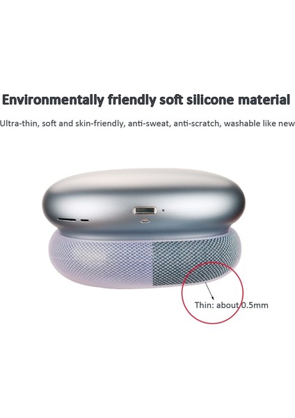 Max Kulaklıklar Için Kulak Kapağı Kapağı Kulak Kapağı Kapağı (Şeffaf) (Yurt Dışından) indirimleri