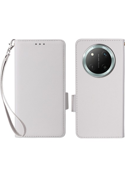 Honor Magic7 Lite 5g Litchi Doku Cüzdan Çevirme Telefon Kapağı (Yurt Dışından)
