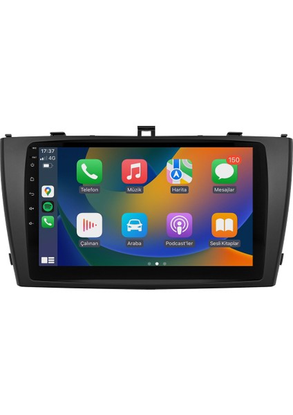 Toyota Avensis (2010-2014) Android 14 Multimedya Carplay 9 Inch 8 GB Ram / 128 GB Hafıza CRV-4554XAA