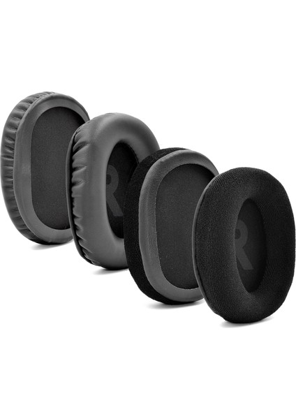 Logitech Logitech G Pro/g Pro x Için 1 Çift Kulak Yastıkları 1 Çift Siyah Protein Deri (Yurt Dışından)