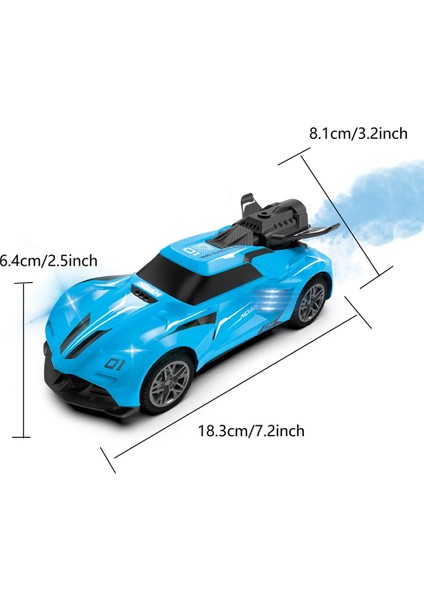 27 Frekans 1:24 Işık Püskürtme Uzaktan Kumanda Araba Oyuncak Mod SL-354A Mavi (Yurt Dışından) modelleri