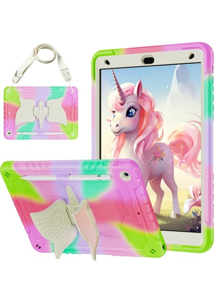 iPad 10.2 2021/2020/2019 Için Unicorn Kickstand Tablet Kılıfı (Yurt Dışından)
