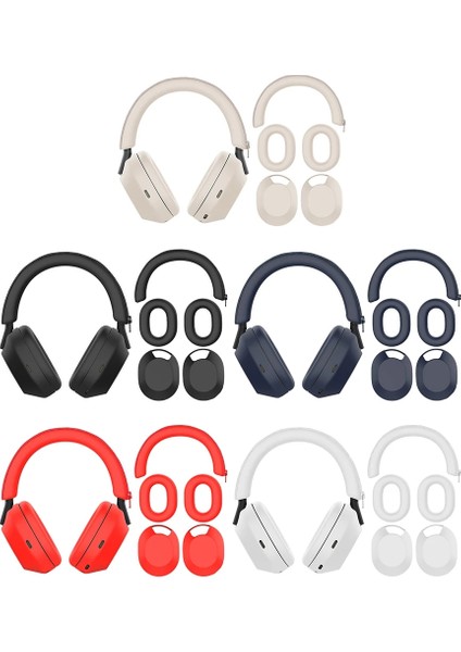 Sony WH-1000XM5 Bluetooth Kulaklık Koruyucu Kapak 3'ü 1 Arada Bej (Yurt Dışından) fiyatları