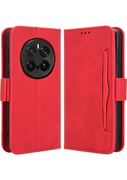 Honor Magic7 Pro 5g Deri Telefon Cüzdan Kapağı Çoklu Kart Yuvaları (Yurt Dışından)